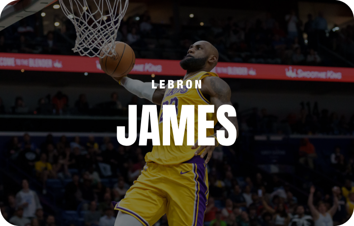 LeBron James player card