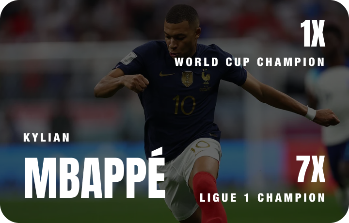 Kylian Mbappe player card