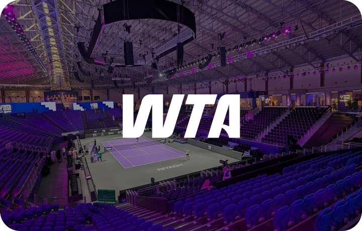 WTA tennis tour card